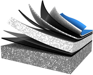 Materials transparency flooring